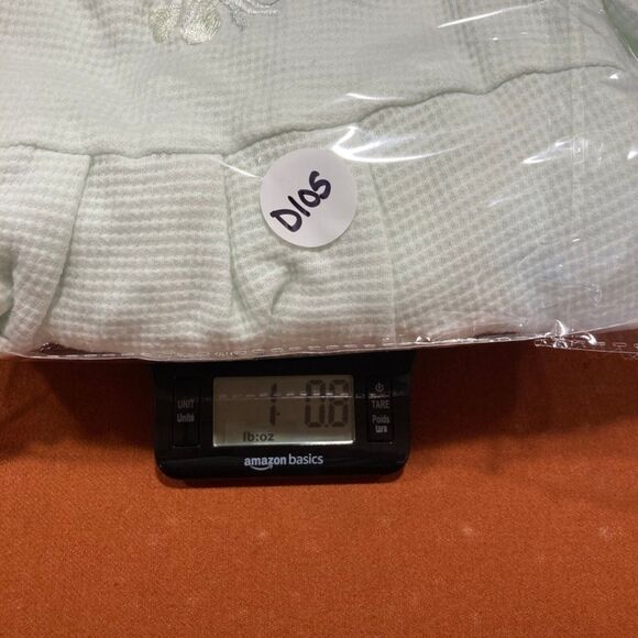 Miss Elaine Bath Robe Med Mint Green‎ Waffle Knit Embroidered Cottagecore Granny - Picture 11 of 11